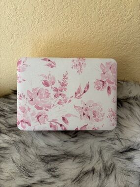 Floral Pink and White Decorative Jewelry Box